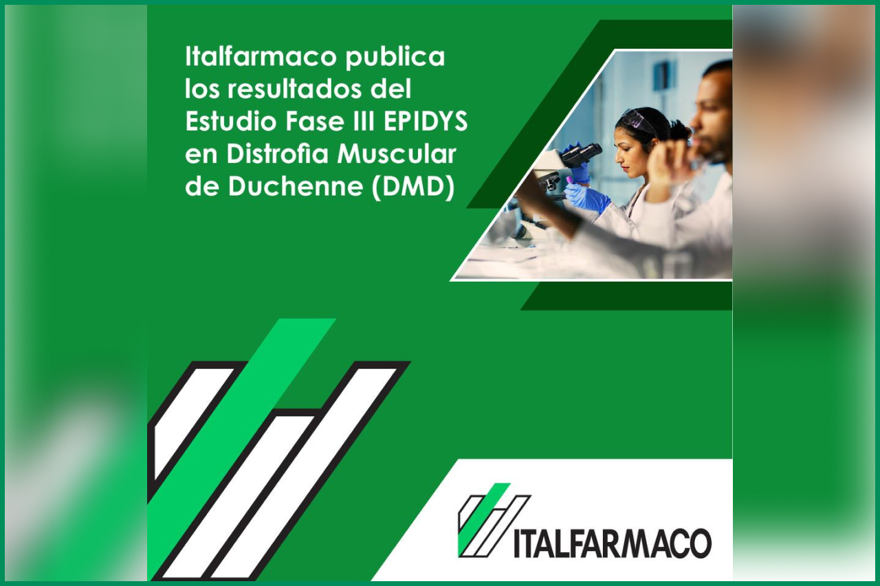 Italfarmaco publica los resultados del Estudio Fase III EPIDYS en Distrofia Muscular de Duchenne (DMD)